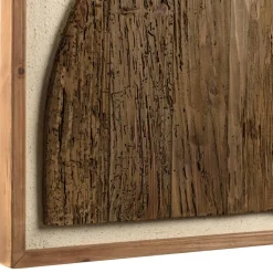 Macabane Décoration murale formes sur fond blanc en Pin recyclé SANDY Online