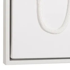 Macabane Décoration murale lignes abstraites n°1, cadre blanc HOMER Online