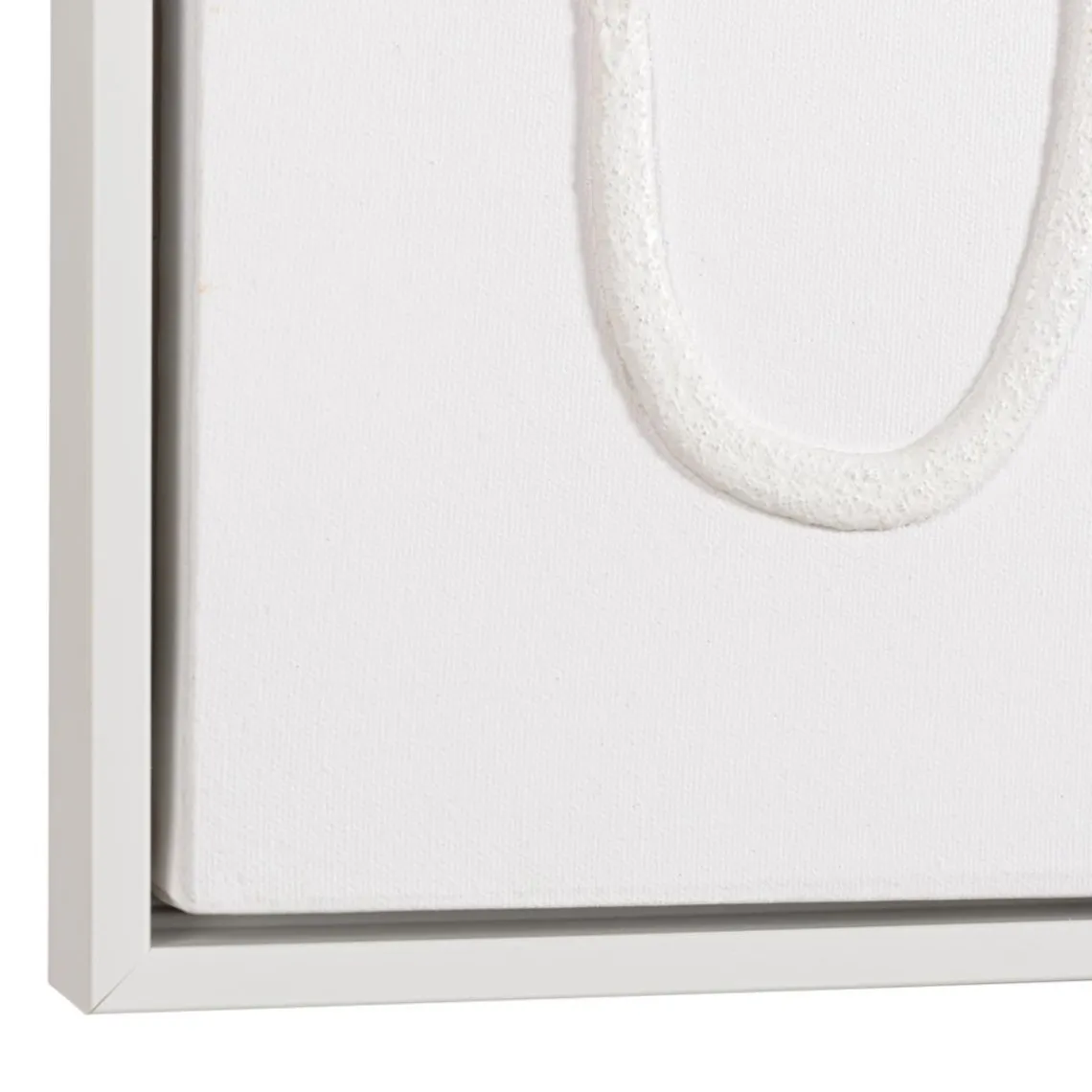 Macabane Décoration murale lignes abstraites n°1, cadre blanc HOMER Online