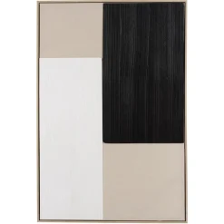 Macabane Décoration murale mix matières, cadre bicolore HOMER Hot