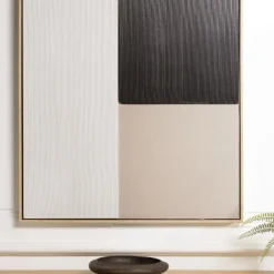 Macabane Décoration murale mix matières, cadre bicolore HOMER Hot