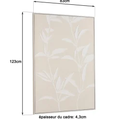 Macabane Décoration murale motifs fleurs n°2, cadre naturel HOMER Online