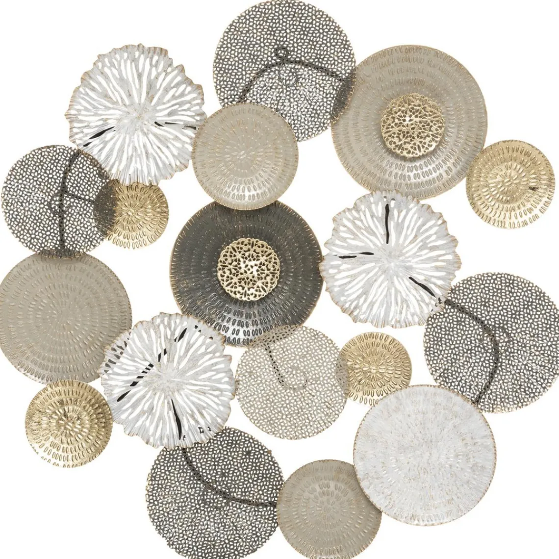 3S. x Home Décoration Murale Métal 80 x 80 Leana Sale