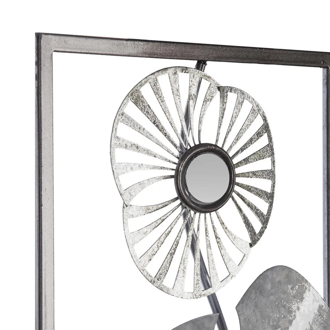 3S. x Home Décoration murale métal fleur 25X61 Sale