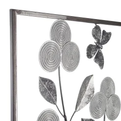 3S. x Home Décoration murale métal silver 50X50 Clearance