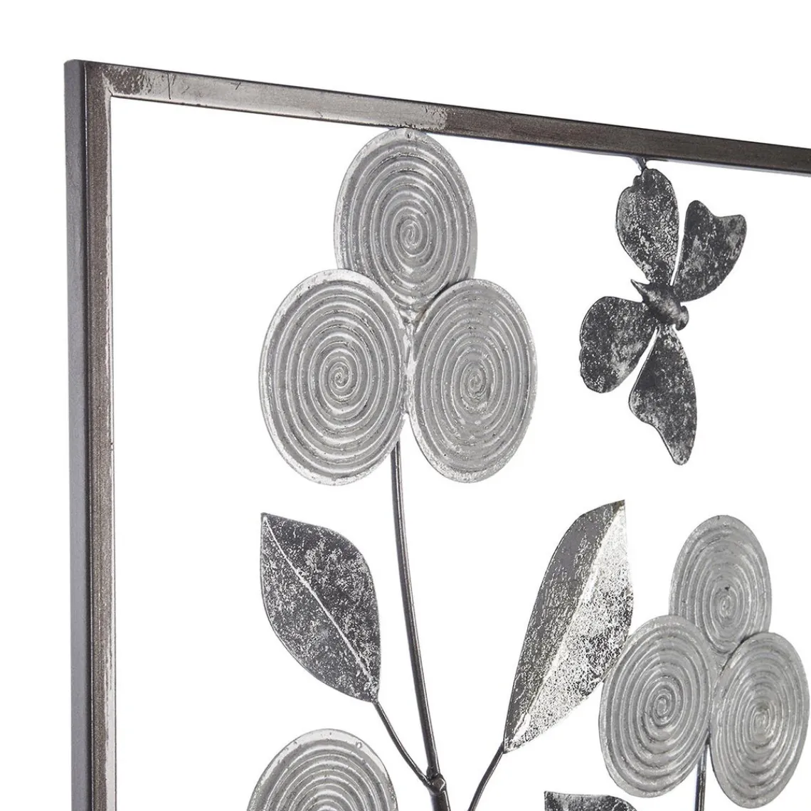 3S. x Home Décoration murale métal silver 50X50 Clearance