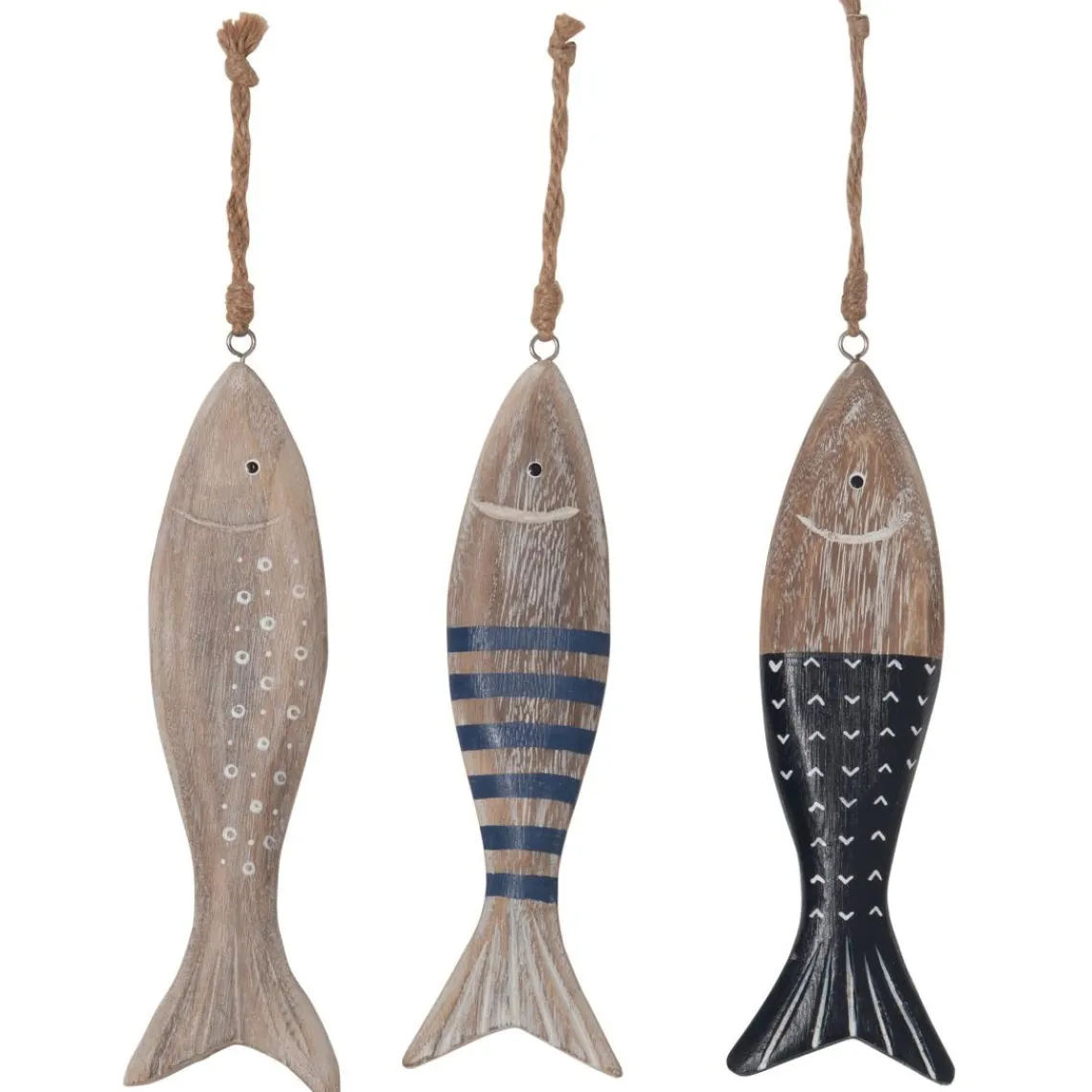 Becquet Décoration poissons en bois à suspendre GARDON Best