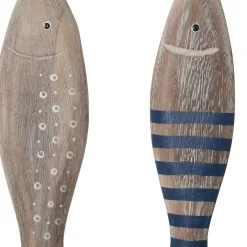 Becquet Décoration poissons en bois à suspendre GARDON Best