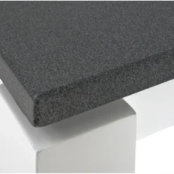 3S. x Home Deserte blanc laqué plateau décor granit