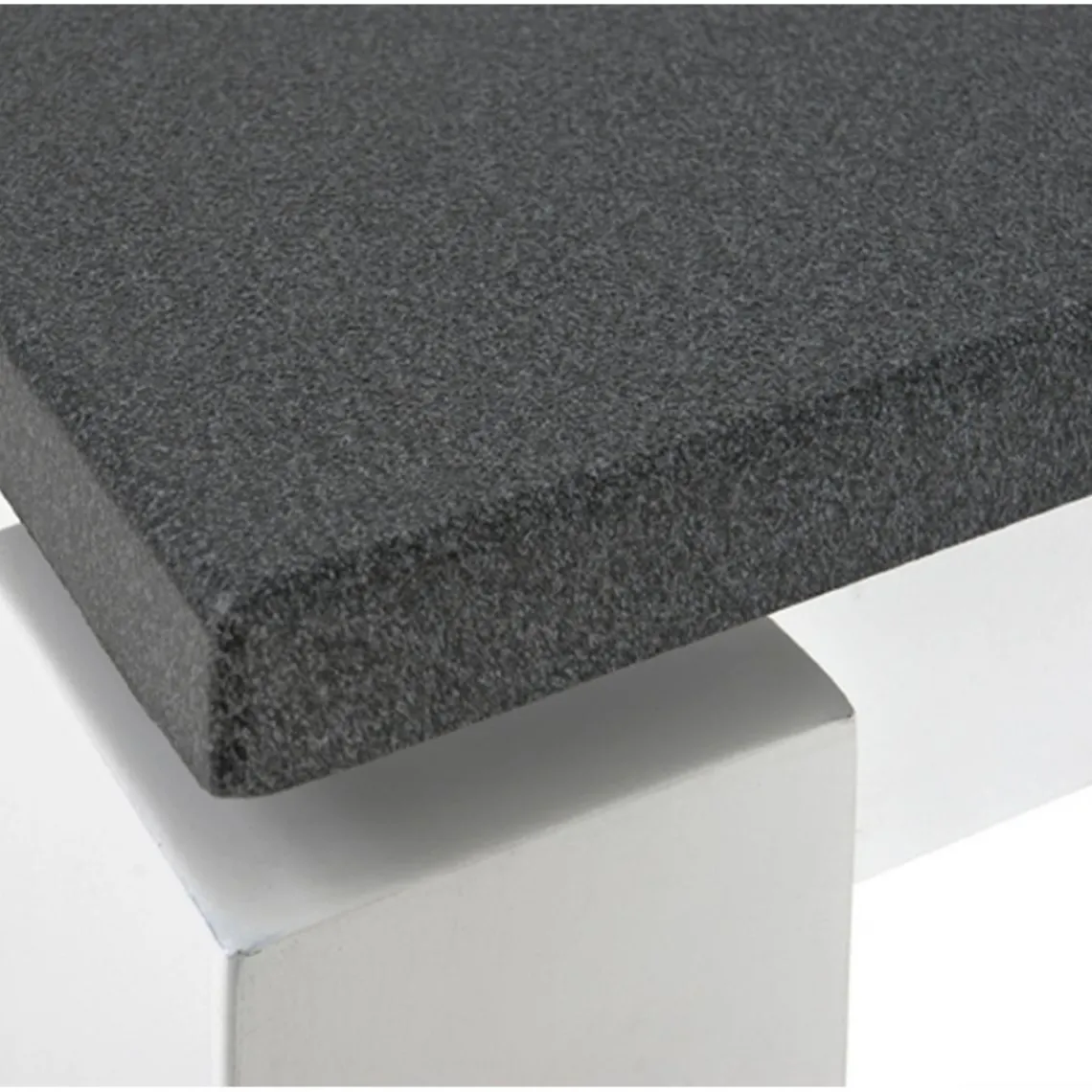 3S. x Home Deserte blanc laqué plateau décor granit