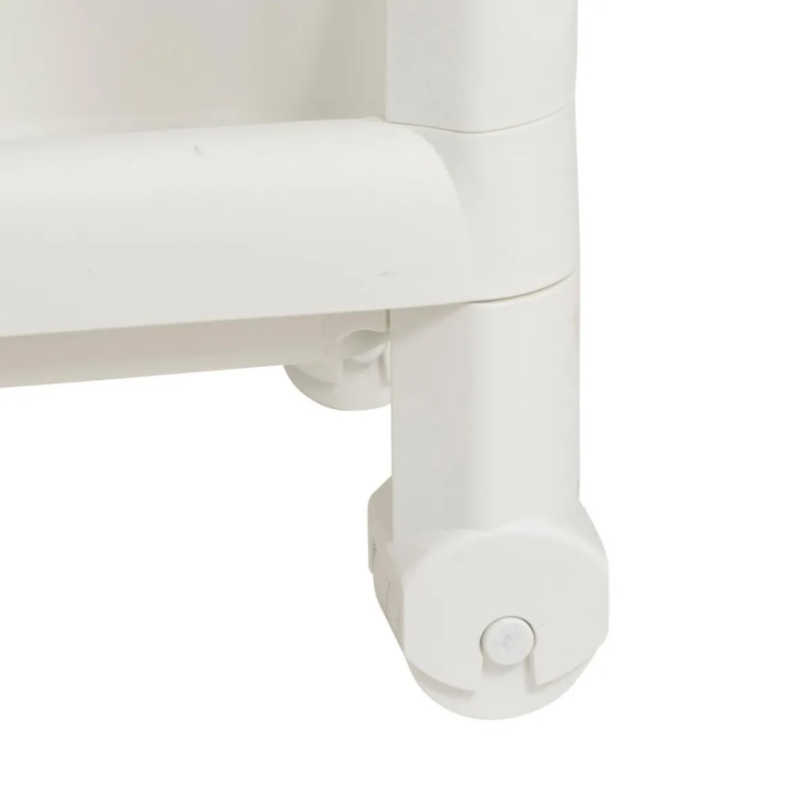 3S. x Home Desserte à roulettes 3 niveaux blanc New