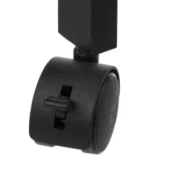 3S. x Home Desserte à roulettes 3 niveaux Noir Best