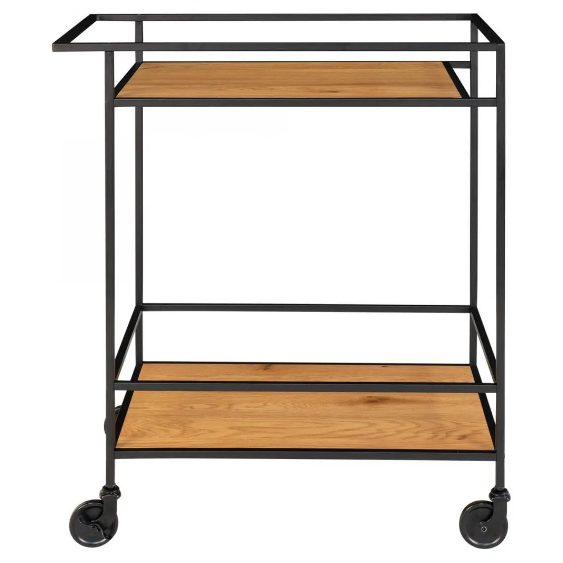 House Nordic Desserte A Roulettes VITA Noir Et Naturel New