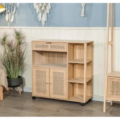 3S. x Home Desserte Chariot Bois Massif Sale