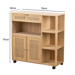 3S. x Home Desserte Chariot Bois Massif Sale