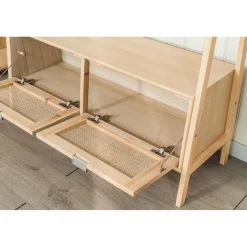 3S. x Home Desserte Chariot Bois Massif Sale