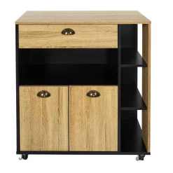 3S. x Home Desserte Cuisine Chef en Bois Sale