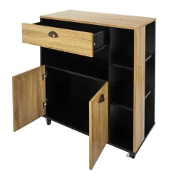 3S. x Home Desserte Cuisine Chef en Bois Sale