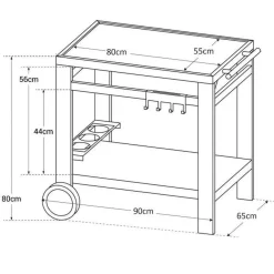 Cook'In Garden Desserte de jardin MEDIA 80 Best