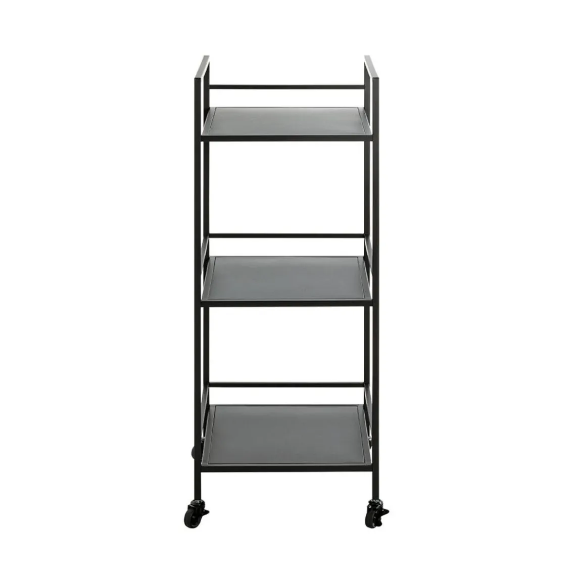 3S. x Home Desserte trois niveaux en métal noir Best