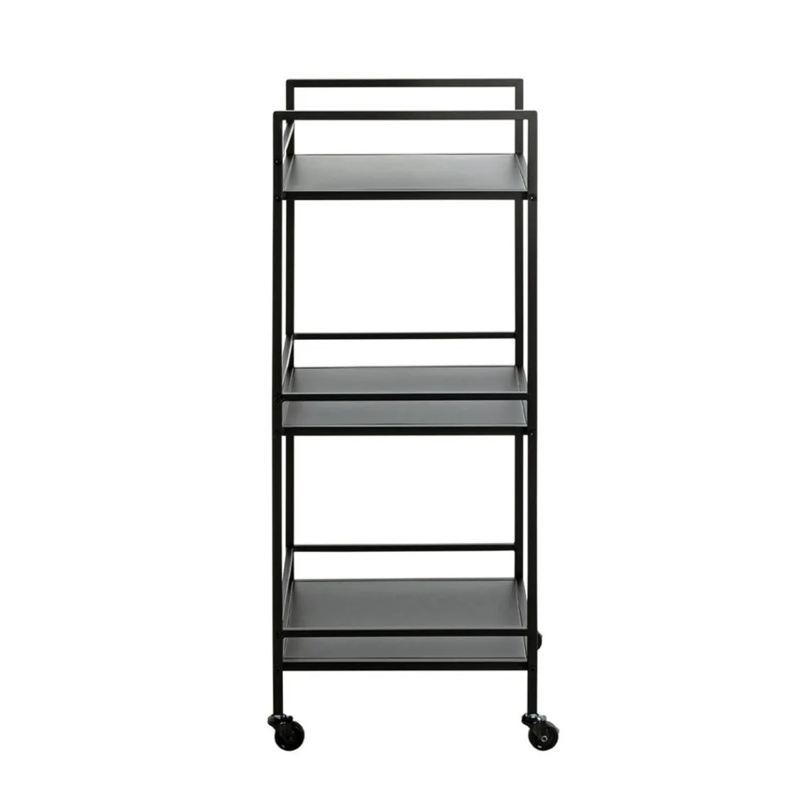 3S. x Home Desserte trois niveaux en métal noir Best