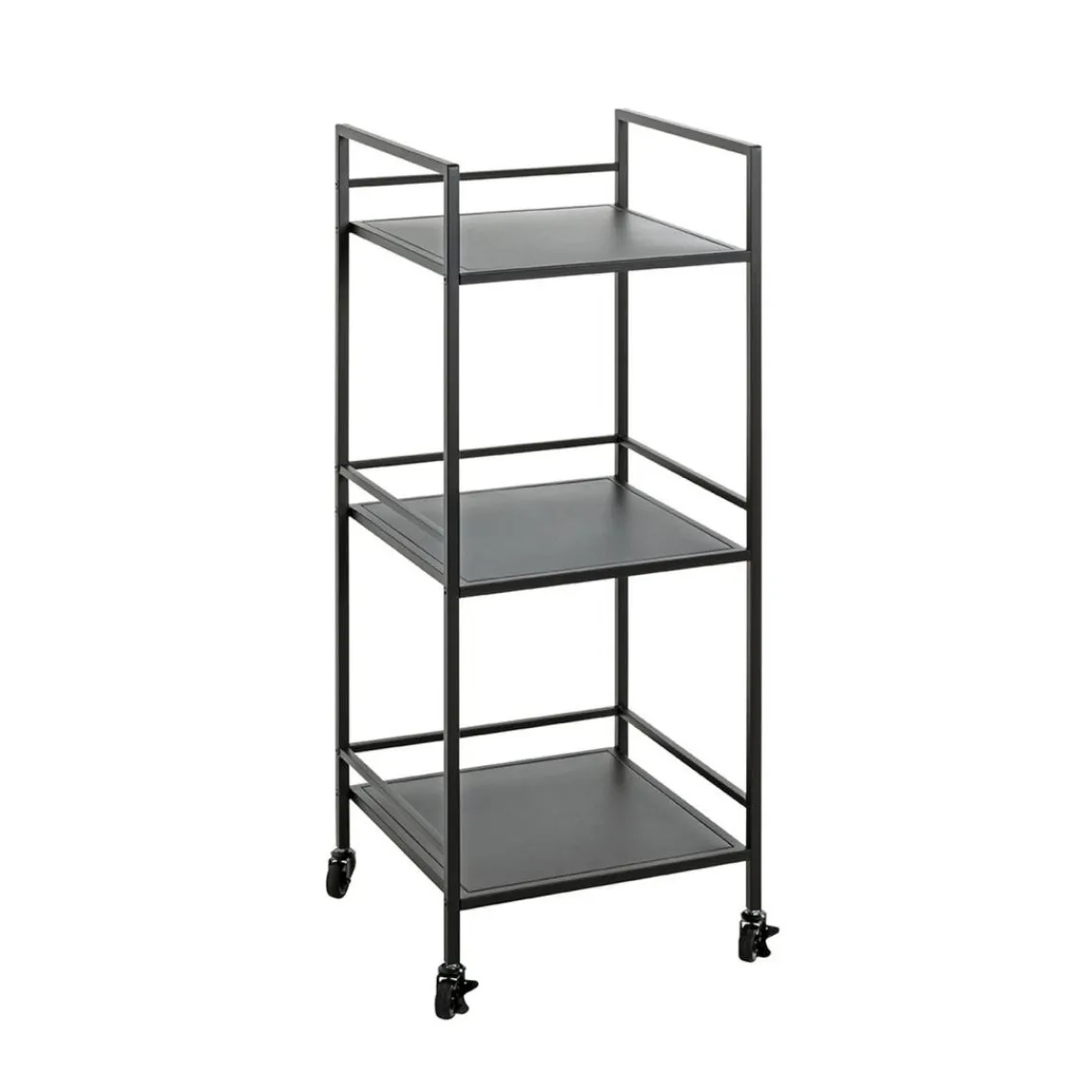 3S. x Home Desserte trois niveaux en métal noir Best