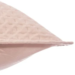 3S. x Home Dessus de lit Dolce 260x240cm - Rose Rose poudre Discount