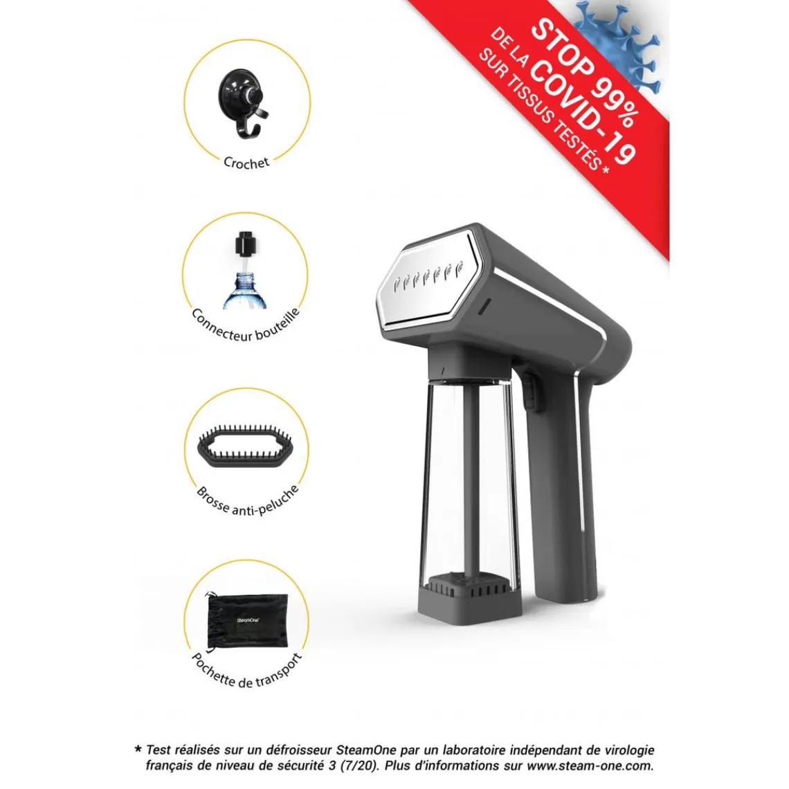 Steamone Défroisseur S-Nomad Plus SN250MG Best