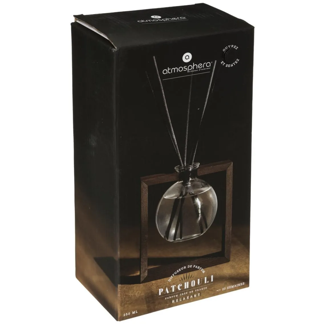 3S. x Home Diffuseur en Verre + Bois Patch Snow 250 mlvoir Online