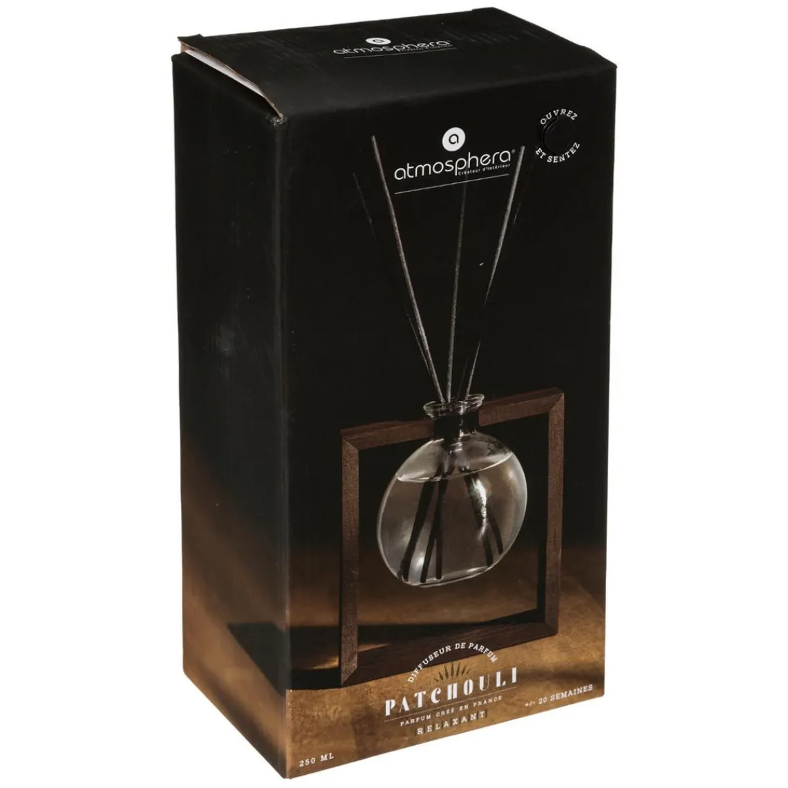 3S. x Home Diffuseur en Verre + Bois Patch Snow 250 mlvoir Online