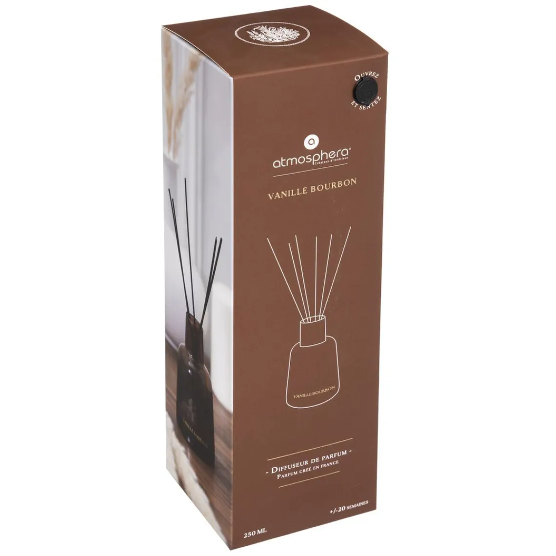 3S. x Home Diffuseur en Verre Vanille BILI 250 mlvoir Hot