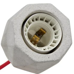 ALTEREGO Douille design 'SOKET' grise effet béton Sale