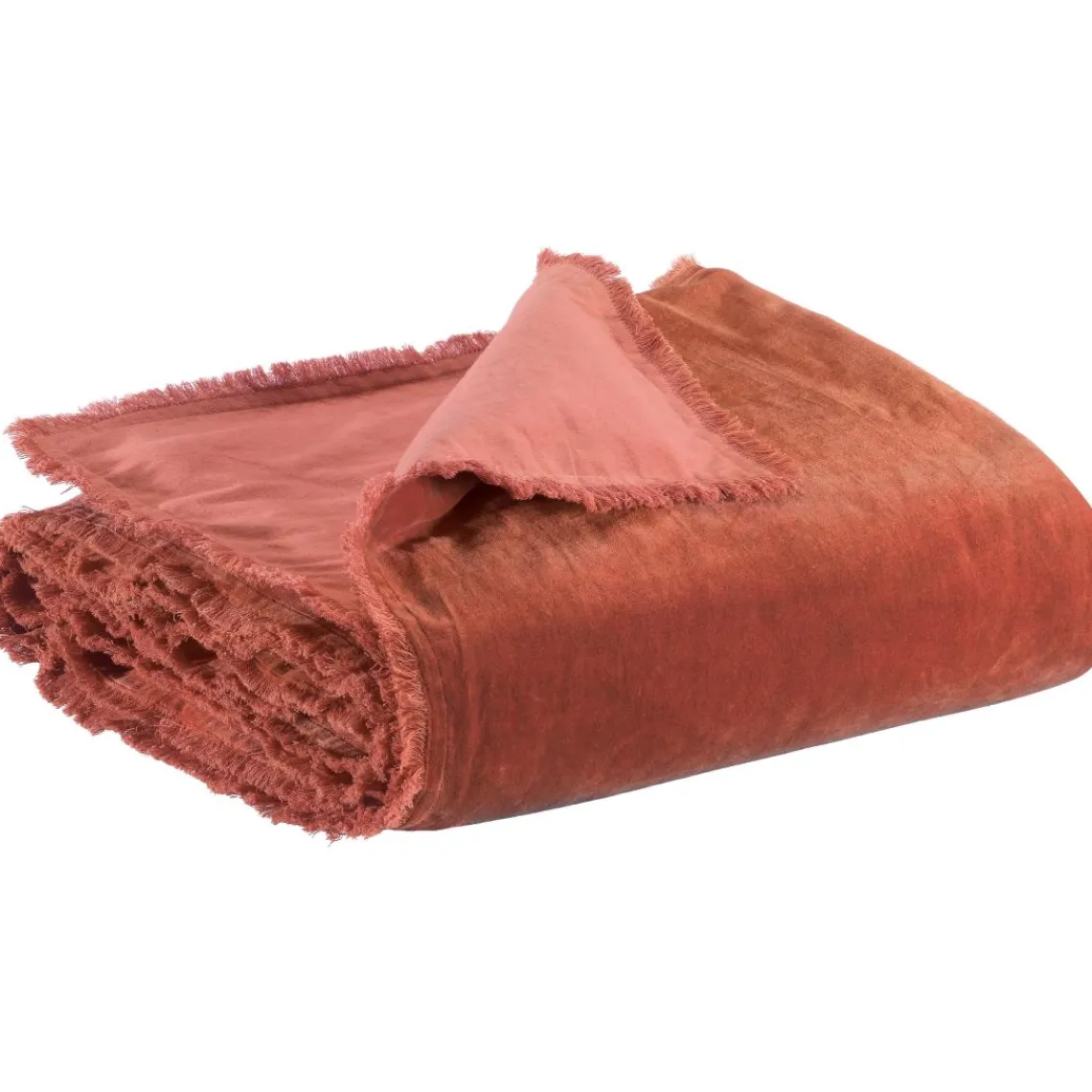 Maison Vivaraise Édredon uni Fara Sienne 85 x 200