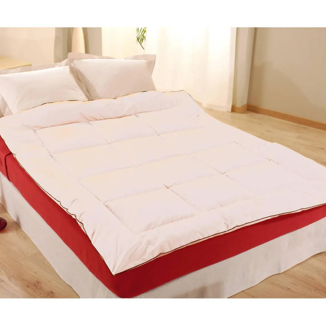 Becquet Edredon En Duvet D'Oie Chaud - Naturel Beige Discount