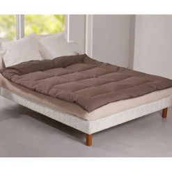 Becquet Edredon En Duvet D'Oie Chaud - Chocolat Best