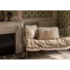 Maison Vivaraise Edredon Fara côtelé Lin 85 x 200 Beige Outlet