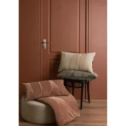 Maison Vivaraise Edredon Fara côtelé Thym 85 x 200 Vert Clearance