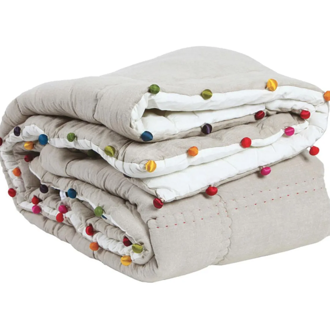 Maison Vivaraise Edredon Gastounet multicolore New