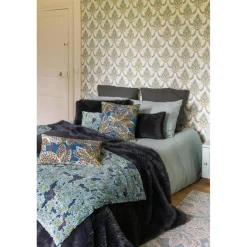 Maison Vivaraise Edredon imprimé Ariane Pétrole 85 x 200 New