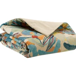 Maison Vivaraise Edredon imprimé Dori Lagon