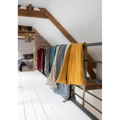 Maison Vivaraise Edredon pompons Elise Grège 80 x 180 Sale