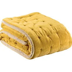 Maison Vivaraise Edredon uni Elise Mais 160 x 160 New