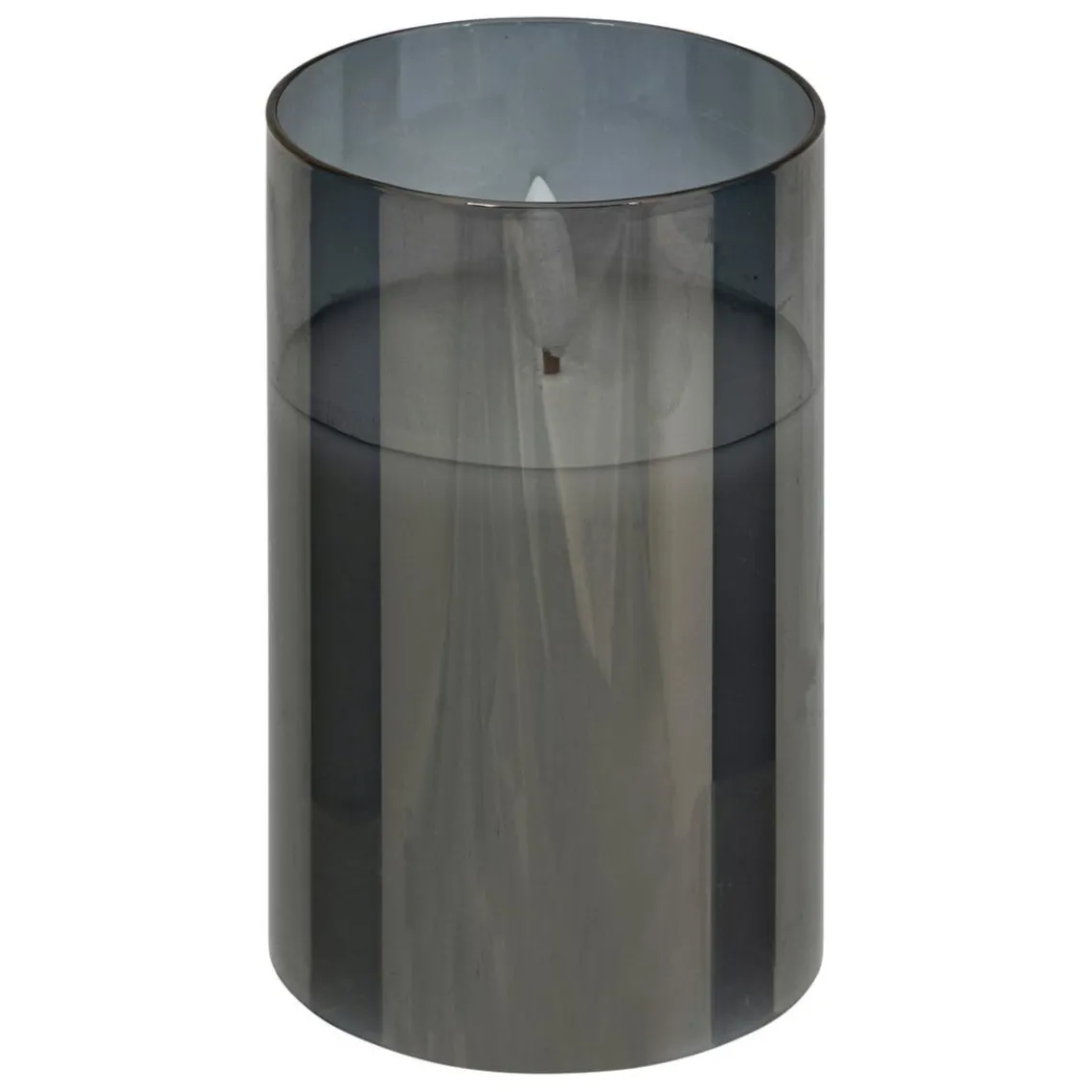 3S. x Home Ensemble 3 bougies LED en verre SENA noir Hot