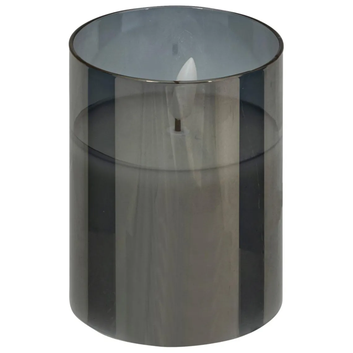 3S. x Home Ensemble 3 bougies LED en verre SENA noir Hot