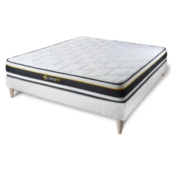 Sleepfit Ensemble matelas SOFT sommier kit blanc Sale