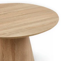 3S. x Home Ensemble de 2 tables basses rondes Callie Chêne clair New