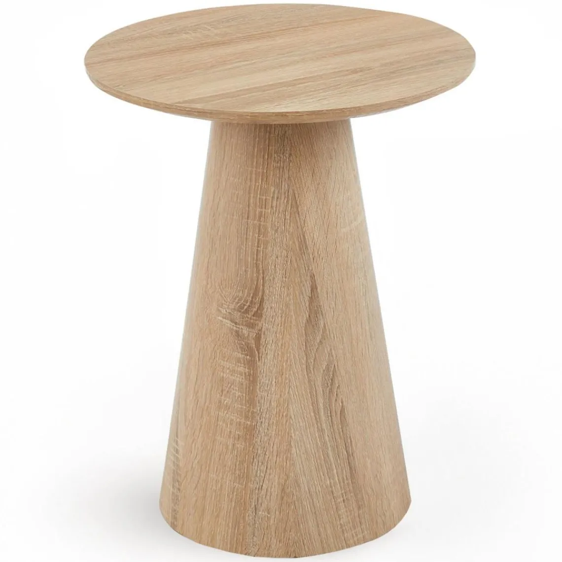 3S. x Home Ensemble de 2 tables basses rondes Callie Chêne clair New