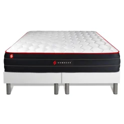 Somness Ensemble double sommier matelas BOOST ressorts ensaches et memoire de forme Clearance
