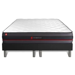 Somness Ensemble double sommier matelas a memoire de forme REGEN