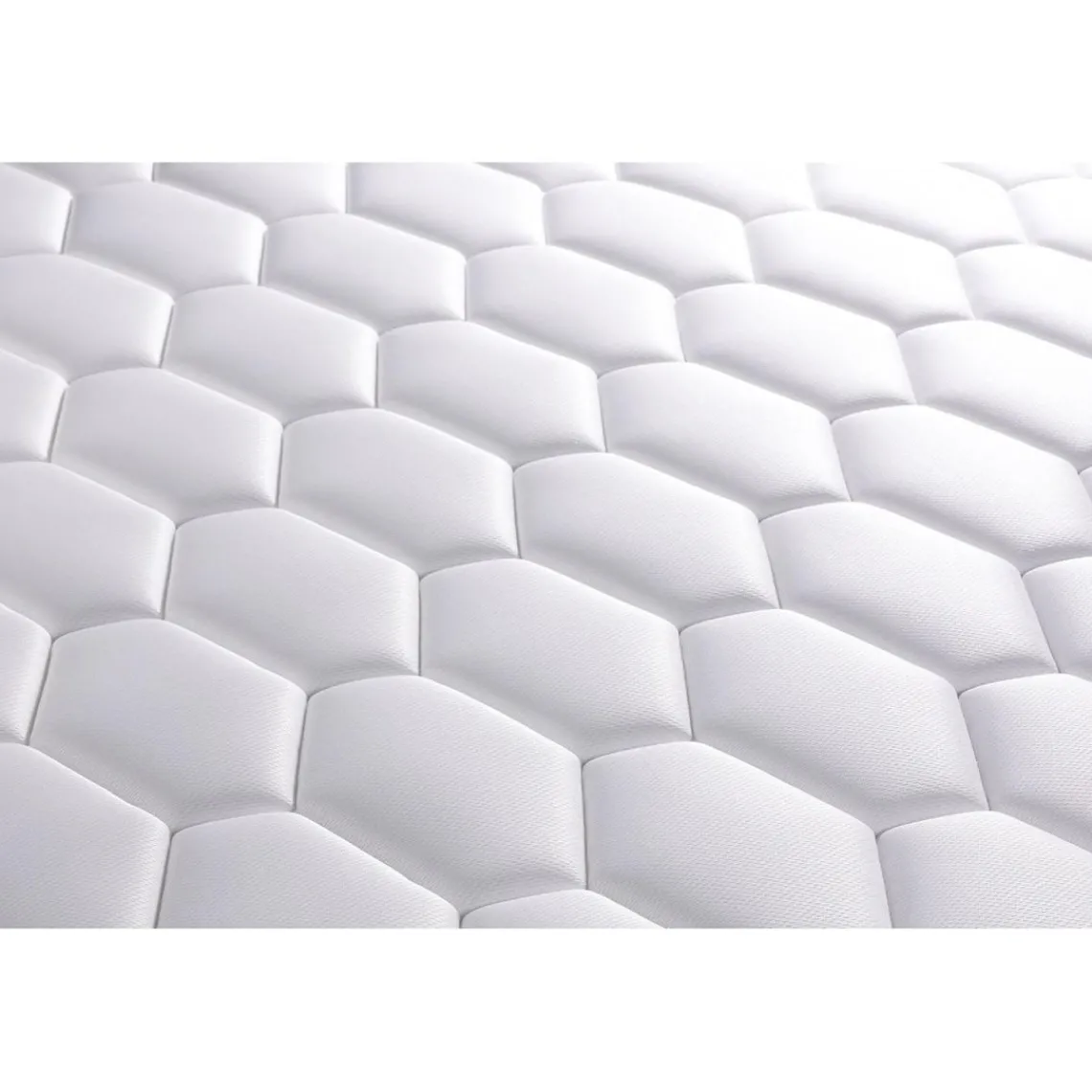 Somness Ensemble double sommier matelas ressorts ensaches et memoire de forme Discount